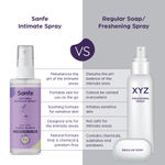 Buy Sanfe Intimate Spray with Tea Tree and Witch Hazel (50 ml) Prevents roughness, Fungal Infections, Rashes in the Bikini area | Vagina wash Pump | Female Hygiene Wash | Feminine Hygiene Wash | Feminine Wash | Feminine Spray - Purplle