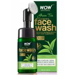 Buy WOW Skin Science Green Tea Foaming Face Wash with Built-In Face Brush (100 ml) - Purplle