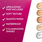 Buy COLORESSENCE Starlet Compact Powder Lightweight Oil Control Face Powder Suitable for All Skin Types Ivory Beige 10 gm - Purplle