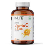 Buy Inlife Natural Vitamin C 1000mg Amla Extract with Zinc 10mg - 60 Tablets (Orange) (60 Tablets) - Purplle