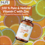 Buy Inlife Natural Vitamin C 1000mg Amla Extract with Zinc 10mg - 60 Tablets (Orange) (60 Tablets) - Purplle