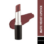 Buy Swiss Beauty Matte Lipstick Smooth Velvet 326 Espresso (3.2 g) - Purplle