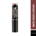 Buy Swiss Beauty Matte Lipstick Smooth Velvet 326 Espresso (3.2 g) - Purplle