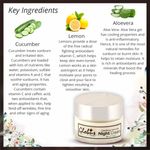 Buy Globus Naturals Clarifying Anti Acne Night Cream , Acne Control | Oil Balancing Formula 100% Natural Ingredients-Lemon, Cucumber & Aloevera| Paraben Free | SLS Free,For Oily & Acne Prone Skin (50 g) - Purplle
