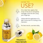 Buy Globus Naturals Vitamin C Face Serum (30 ml)|For Natural Glow & Even Toned Skin100% Natural | Paraben Free | SLS Free | Suitable For All Skin Types - Purplle