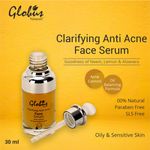 Buy Globus Naturals Clarifying Anti Acne Face Serum | Acne Control | Oil Balancing Formula |100% Natural | Paraben Free | SLS Free | Oily & Sensitive Skin (30 ml) - Purplle