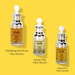 Buy Globus Naturals Clarifying Anti Acne Face Serum | Acne Control | Oil Balancing Formula |100% Natural | Paraben Free | SLS Free | Oily & Sensitive Skin (30 ml) - Purplle