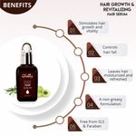 Buy Globus Naturals Hair Growth & Revitalizing Hair Serum (50 ml) | Reduces Hair Fall | Nourishes Roots | Promotes Hair Growth | SLS & Paraben Free - Purplle