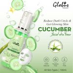 Buy Globus Naturals Cucumber Facial Skin Toner With Goodness Of Aloe Vera Extract (100 ml) (Pack Of 2) - Purplle