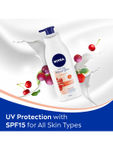 Buy Nivea Body Lotion, Natural Glow Cell Repair SPF 15, For All Skin Types (400 ml) - Purplle
