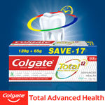 Buy Colgate Total Whole Mouth Health, Antibacterial Toothpaste, 185g (Advanced Health, Saver Pack) - Purplle