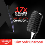 Buy Colgate Slim Soft Charcoal Toothbrush - 4 Pcs (Buy 2 Get 2 Free) - Purplle