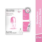Buy O3+ Meladerm cellulose mask (27ml + 2g) - Purplle