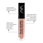 Buy AYA True Matte Liquid Lipstick, Ultra Smooth Matte Lipcream (03 - Brown Nude) - Purplle
