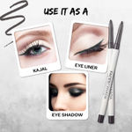 Buy FACES CANADA Ultime Pro Twist Eye Kajal Liner - Silver, 0.35 gm | High Impact Intense Color In 1 Stroke | 24HR Long Stay | Matte Finish | Soft Texture | Waterproof & Smudgeproof | Made With Carnauba Wax - Purplle