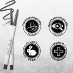 Buy FACES CANADA Ultime Pro Twist Eye Kajal Liner - Silver, 0.35 gm | High Impact Intense Color In 1 Stroke | 24HR Long Stay | Matte Finish | Soft Texture | Waterproof & Smudgeproof | Made With Carnauba Wax - Purplle