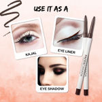 Buy FACES CANADA Ultime Pro Twist Eye Kajal Liner - Brown, 0.35 gm | High Impact Intense Color In 1 Stroke | 24HR Long Stay | Matte Finish | Soft Texture | Waterproof & Smudgeproof | Made With Carnauba Wax - Purplle