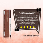 Buy FACES CANADA Ultime Pro Twist Eye Kajal Liner - Brown, 0.35 gm | High Impact Intense Color In 1 Stroke | 24HR Long Stay | Matte Finish | Soft Texture | Waterproof & Smudgeproof | Made With Carnauba Wax - Purplle