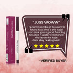Buy FACES CANADA Ultime Pro Twist Eye Kajal Liner - Plum, 0.35 gm | High Impact Intense Color In 1 Stroke | 24HR Long Stay | Matte Finish | Soft Texture | Waterproof & Smudgeproof | Made With Carnauba Wax - Purplle