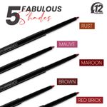 Buy COLORESSENCE Long Stay Smudge Free Waterproof Creamy Definer Lip Liner Pencil 0.25 gm - Brown - Purplle