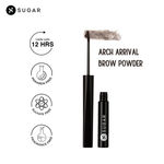 Buy SUGAR Cosmetics - Arch Arrival - Brow Powder - Felix Onyx 04 (Black Eyebrow Powder) - Long Lasting, For Eyebrow Volume, Lasts Up to 12 hours - Purplle
