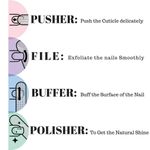 Buy Bronson Professional Glass Nail Shiner & Filer 1 Pc - Purplle