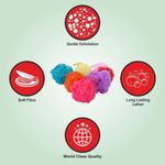 Buy Bronson Professional Mini Loofah Pack Of 2 ( Multi Color) - Purplle