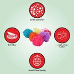 Buy Bronson Professional Mini Loofah Pack Of 2 ( Multi Color) - Purplle