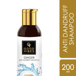 Buy Good Vibes Anti Dandruff Shampoo - Ginger (200 ml) - Purplle