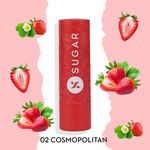 Buy SUGAR Cosmetics - Tipsy Lips - Moisturizing Balm - 02 Cosmopolitan - 4.5 gms - Lip Moisturizer for Dry and Chapped Lips, Enriched with Shea Butter and Jojoba Oil - Purplle