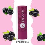 Buy SUGAR Cosmetics - Tipsy Lips - Moisturizing Balm - 07 Bramble - 4.5 gms - Lip Moisturizer for Dry and Chapped Lips, Enriched with Shea Butter and Jojoba Oil - Purplle