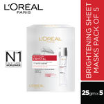 Buy L'Oreal Paris Revitalift Crystal Micro-Essence sheet mask, Pack of 5 Combo - Purplle
