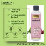 Buy Zenvista Strengthening Hair Shampoo, For Hair Growth+ Hair Fall Control, With Hibiscus Extract, Onion & Almond, Bhringraj, Primrose (200 ml) - Purplle