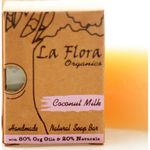 Buy La Flora Organics Coconut Milk moisturising handmade soap bar - Purplle