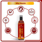 Buy Newish Red Onion Oil for Hair Growth and Dandruff, Hair Fall Control for Men & Women (100 ml) - Purplle