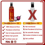 Buy Newish Red Onion Oil for Hair Growth and Dandruff, Hair Fall Control for Men & Women (100 ml) - Purplle
