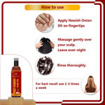 Buy Newish Red Onion Oil for Hair Growth and Dandruff, Hair Fall Control for Men & Women (100 ml) - Purplle