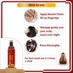 Buy Newish Onion hair oil for hair growth (100 ml) (PACK OF 2) - Purplle