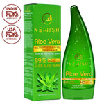 Buy Newish Pure Aloe Vera Gel for Face Glow, Hair Growth & Skin Moisturizer for Women & Men - Purplle