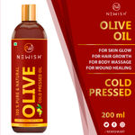 Buy Newish Pure Cold Pressed Olive Oil For Hair and Skin (200 ml) - Purplle