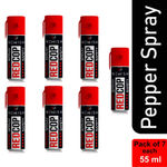 Buy Newish : RED COP | Powerful Pepper Spray Self Defence for Women Pack of 7 (Each : 35 gm / 55 ml) - Purplle
