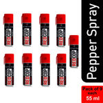 Buy Newish : RED COP | Powerful Pepper Spray Self Defence for Women Pack of 9 (Each : 35 gm / 55 ml) - Purplle