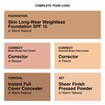 Buy Bobbi Brown Skin Long Wear Weightless Foundation - Warm Natural (W-056) - 1.0 fl oz./30 ml - Purplle