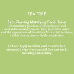 Buy Biotique Advanced Organics Tea Tree Skin Clearing Mattifying Facial Toner (120 ml) - Purplle