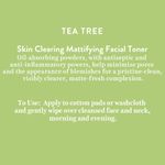 Buy Biotique Advanced Organics Tea Tree Skin Clearing Mattifying Facial Toner (120 ml) - Purplle