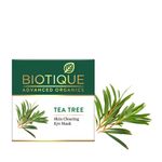 Buy Biotique Advanced Organics Tea Tree Skin Clearing Eye Mask (15 gm) - Purplle