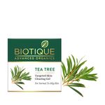 Buy Biotique Advanced Organics Tea Tree Targeted Skin Clearing Gel (15 g) - Purplle