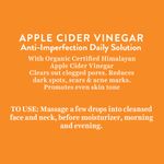 Buy Biotique Advanced Organics Apple Cider Vinegar Anti-Imperfection Daily Solution (30 ml) - Purplle