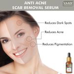 Buy Vaadi Herbals Scar Removal Serum (Pure Mix of Sandalwood Oil, Steam Distilled Neem & Fenugreek Extract) - Reduces Acne, Dark Spots & Pigmentation 10 ml - Purplle