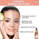 Buy Vaadi Herbals Suramya Beautifying Elixr (Pure Mix of Saffron, 24k Gold Leaves & Sweet Almond Oil) - Reduces Fine Lines, Improves Skin Complexion & Gives a Natural Glow - 10 ml - Purplle